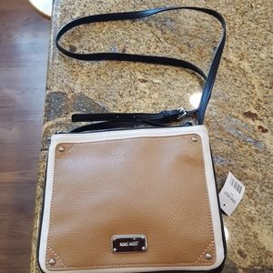 Nine West Jaya Crossbody Brown and Black Purse